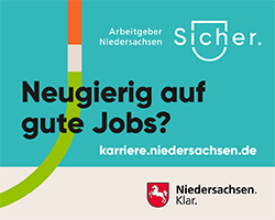 Logo: Karriereportal Niedersachsen. Arbeitgeber mit Vielfalt